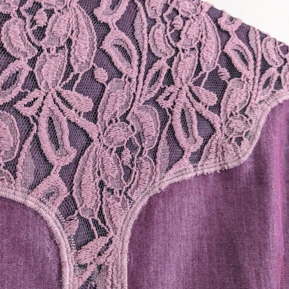 Noble Outfitters L/S Bluegrass Button Lace Overlay - Picture 8 of 8